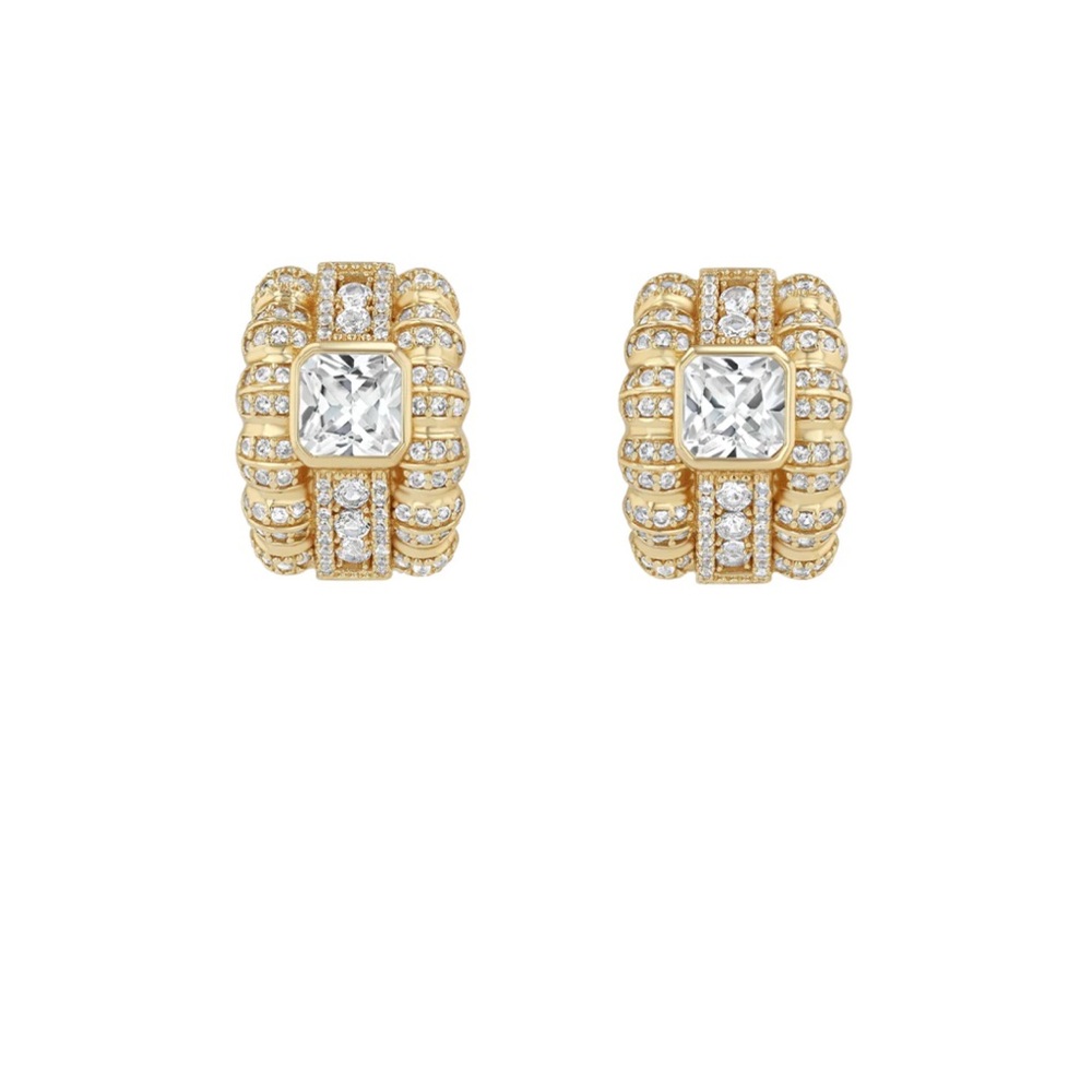 Dorsey CRAWFORD ASSCHER CUT EARRINGS, GOLD